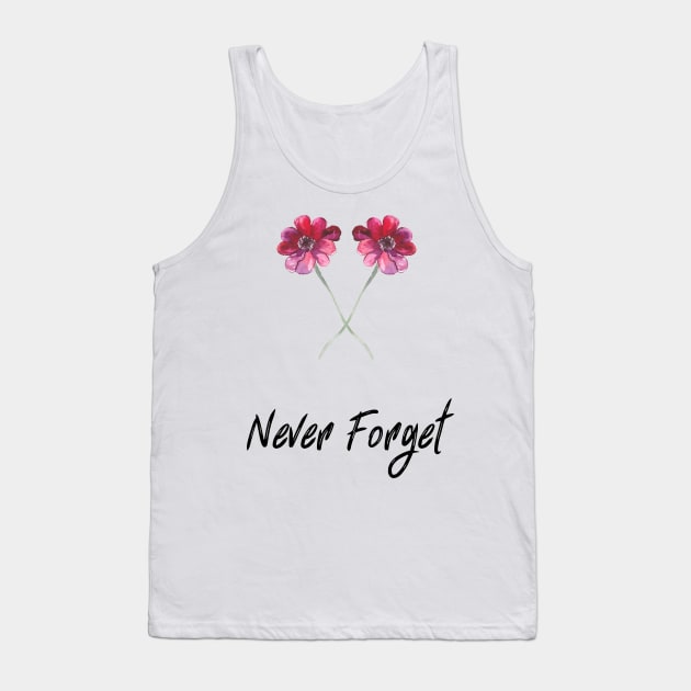 Never Forget Tank Top by iconking